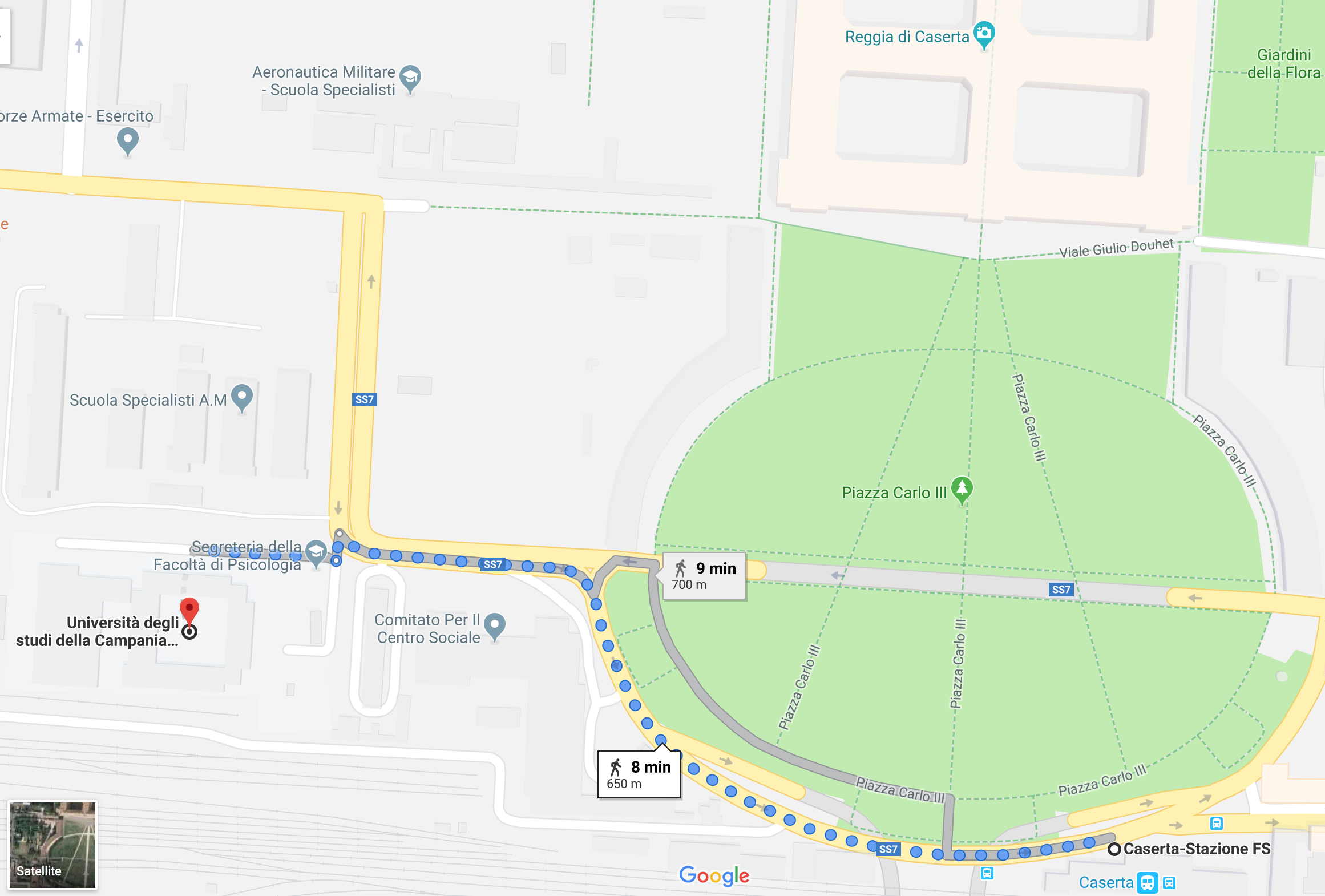 Mappa Caserta